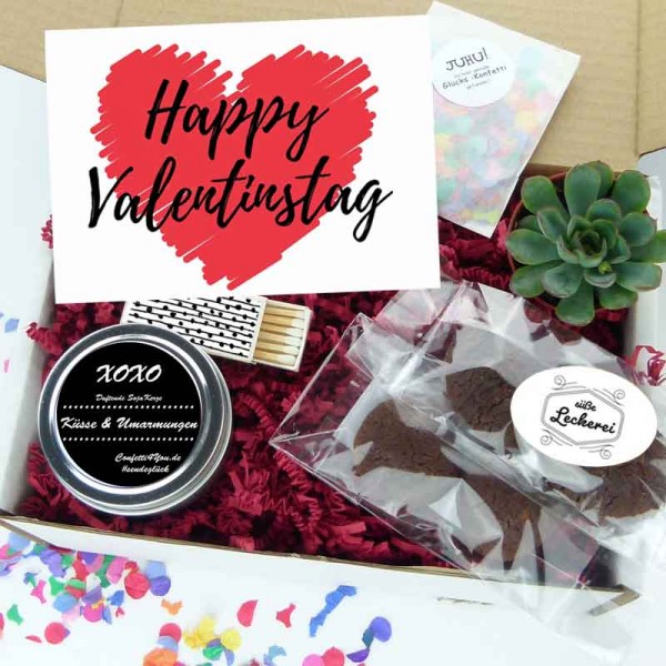 Happy Valentinstag Geschenkpaket