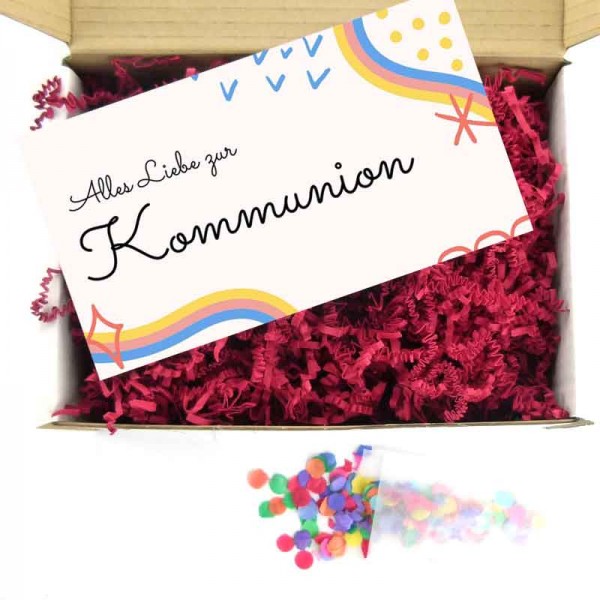 Kommunion Geschenkpaket selber machen